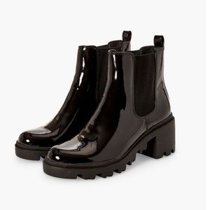 Black Chunky Everyday Bootie